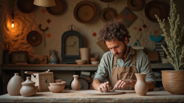 Céramique artisanale : entre atelier créatif et objets du quotidien
